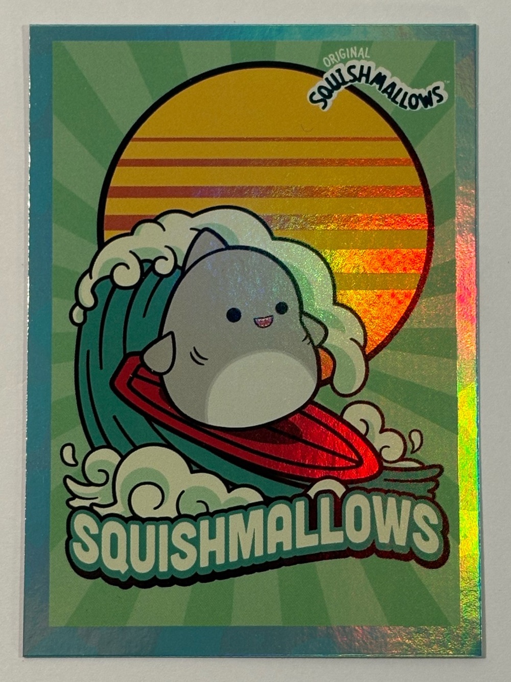 🦈 [5/$15] 2025 PANINI SQUISHMALLOWS SERIES 2 MALLOW STYLES #6 HOLO FOIL CARD 🦈